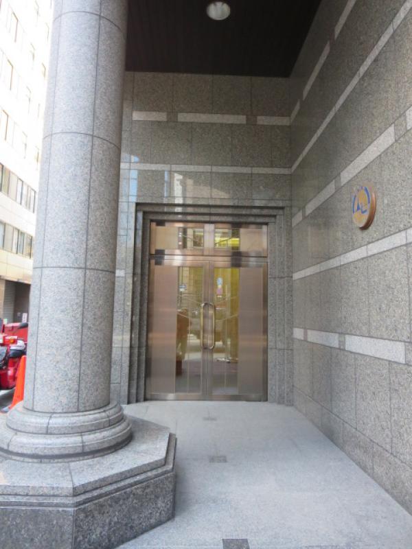 テクノーブル四ツ橋ビル 大阪の貸事務所,賃貸オフィスエントランス