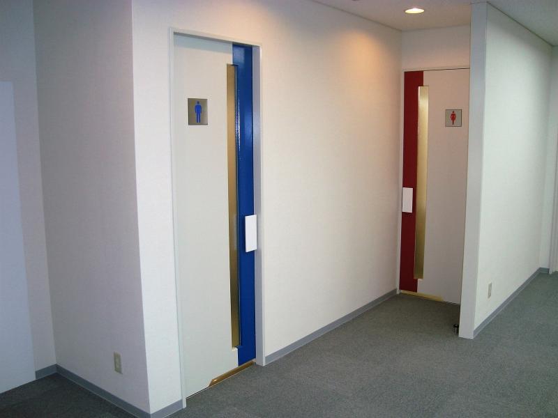 テクノーブル四ツ橋ビル 大阪の貸事務所,賃貸オフィストイレ1