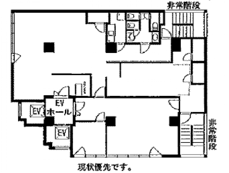 新大阪第一ビル 大阪の貸事務所,賃貸オフィス 平面図