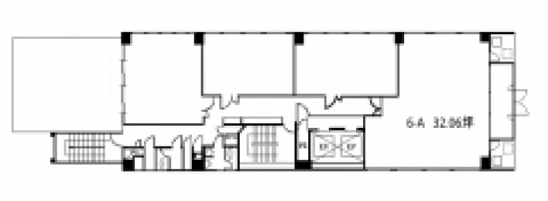 AXIS谷町ビル 大阪の貸事務所,賃貸オフィス 平面図