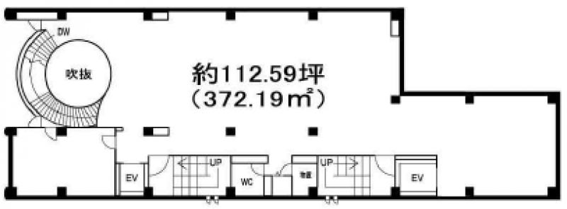 大阪の貸倉庫,貸工場 平面図