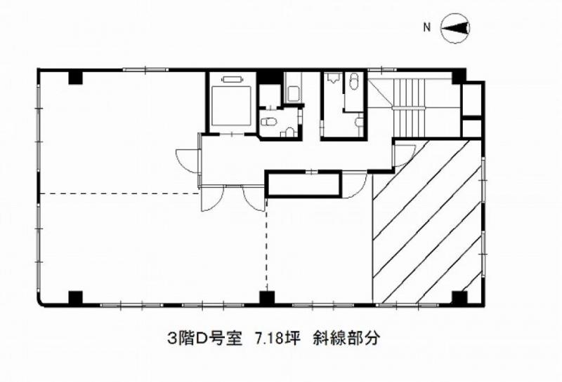 千代田第二ビル 大阪の貸事務所,賃貸オフィス 平面図