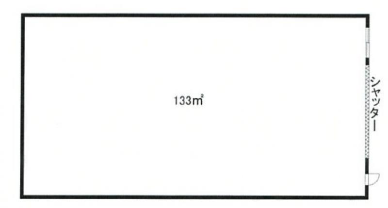 大阪の貸倉庫,貸工場 平面図