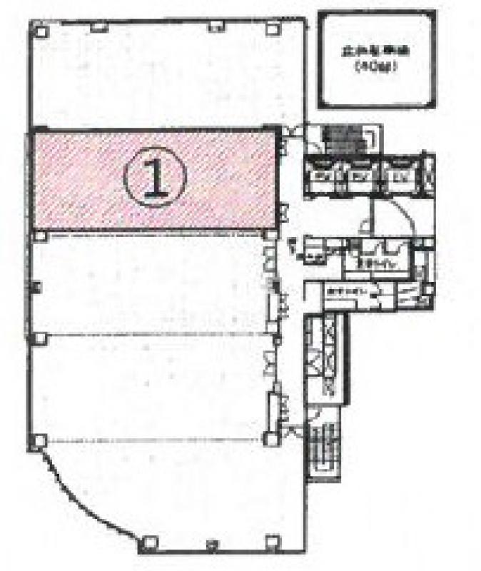オリックス神戸三宮ビル 神戸,兵庫の貸事務所,賃貸オフィス 平面図