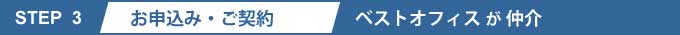 貸事務所、貸店舗、貸倉庫、貸工場のベストオフィス株式会社と契約
