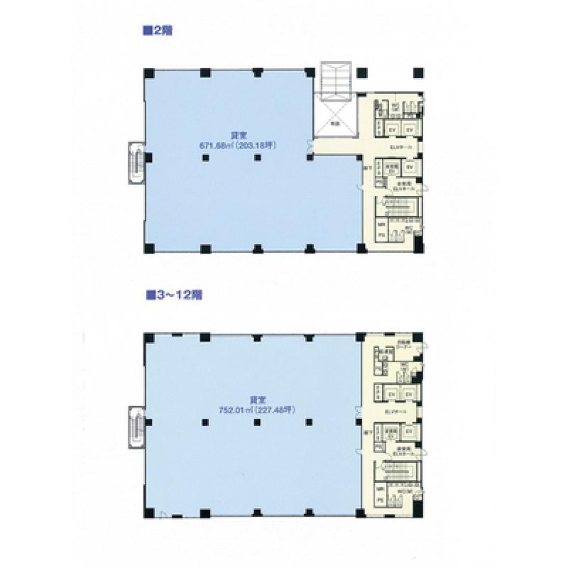 三宮セントラルビル 神戸,兵庫の貸事務所,賃貸オフィス 平面図