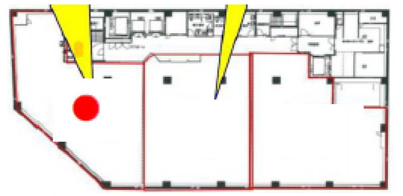 アフレ西院 京都の貸事務所,賃貸オフィス 平面図