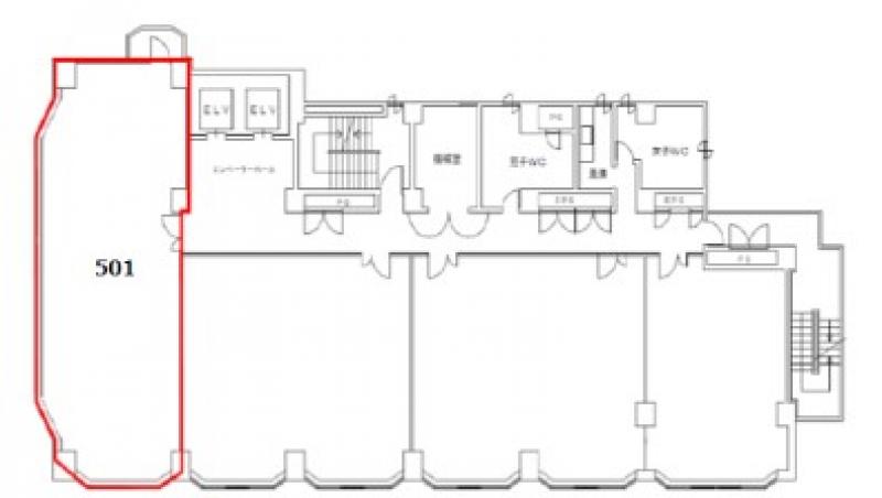 神戸元町ユニオンビル 神戸,兵庫の貸事務所,賃貸オフィス 平面図