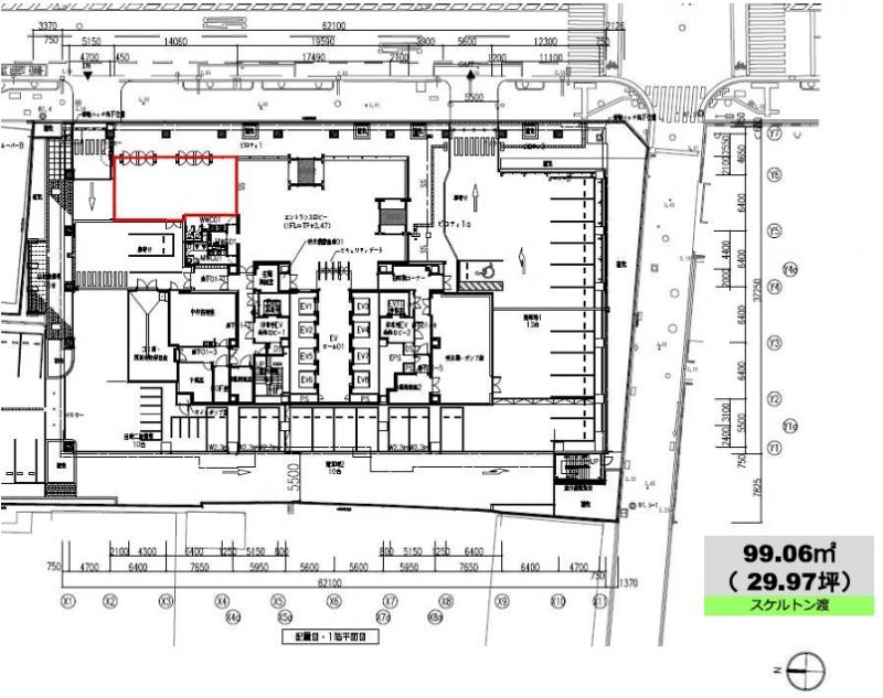 Panasonic XC OSAKA 大阪の貸事務所,賃貸オフィス 平面図