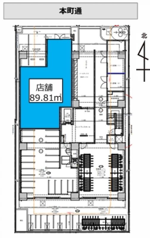 アーバネックス谷町四丁目 大阪の貸事務所,賃貸オフィス 平面図